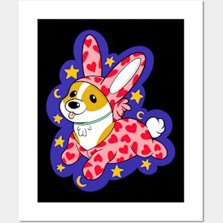 Corgi Pajama Party Posters and Art